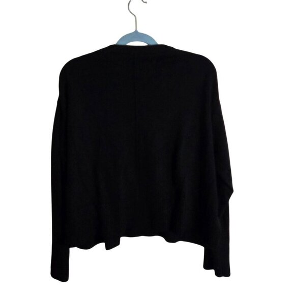 Lululemon Black Ribbed Shoulder Cashmere Blend Sweater Size L - Picture 2 of 5